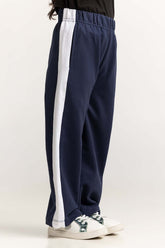 Toddler Girl Navy Blue Basic Trouser TG-TRKN-SS24-007